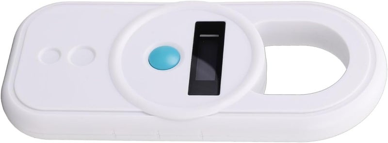 قارئ رقاقات تعريف الحيوانات Dioche، تردد مزدوج، حساسية عالية، واجهة USB محمولة، تردد عمل 134.2kHz/125kHz، سعة تخزين 128 قطعة معلومات، قابل لإعادة الشحن (أبيض) - Image 5