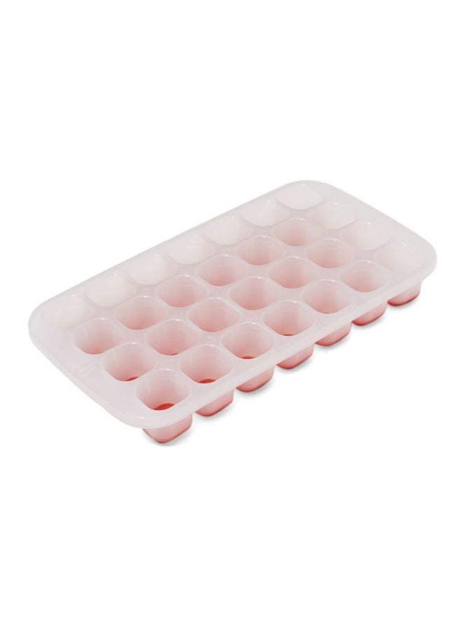 FACKELMANN Silicone Ice Cube Tray White/Red 27.8x15cm - Image 2