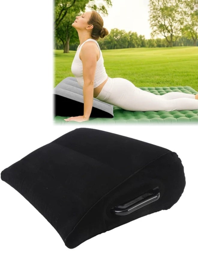 DUNISO Portable Wedge Pillow Inflatable Cushion - Body Positioners Lightweight Wedge Pillow for Sleeping, Leg Elevation, Use in Bed, Travel, Camping, Fast Inflating Deflation - Image 2
