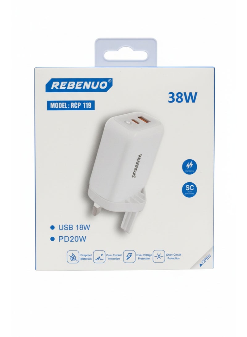 REBENUO phone charger 38W - Image 2