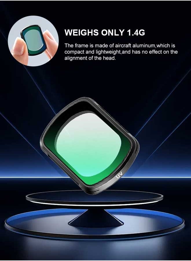 Tersely Magnetic UV Filter for DJI OSMO Pocket 3 - Multi Coated HD Optical Glass, Water Resistant, Lightweight Aluminum Frame  - Image 3