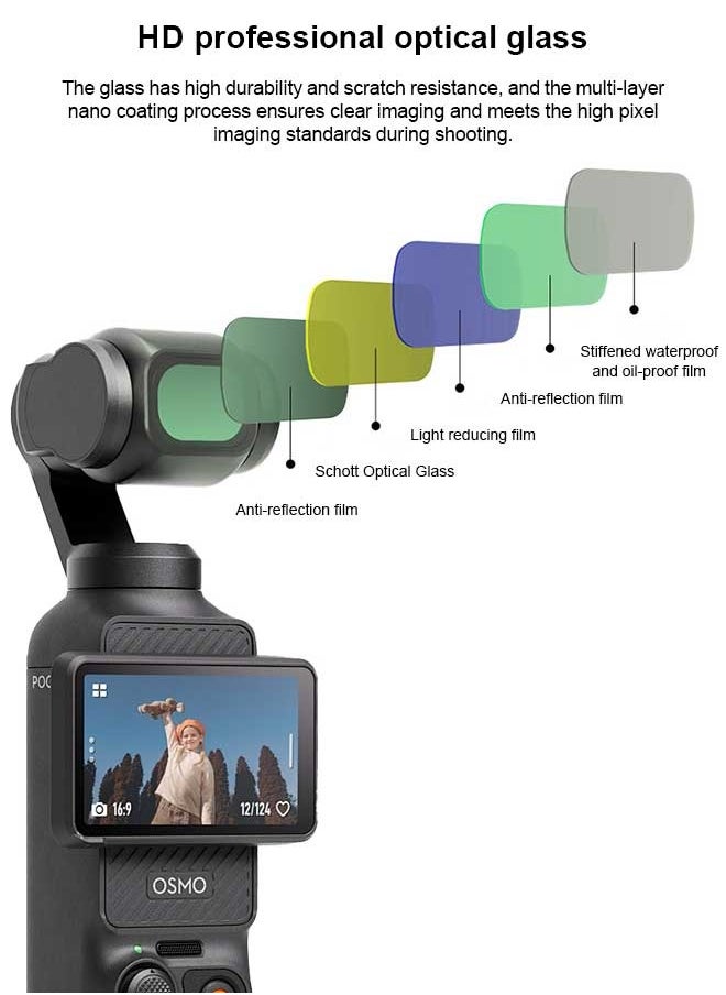 Tersely Magnetic UV Filter for DJI OSMO Pocket 3 - Multi Coated HD Optical Glass, Water Resistant, Lightweight Aluminum Frame  - Image 5