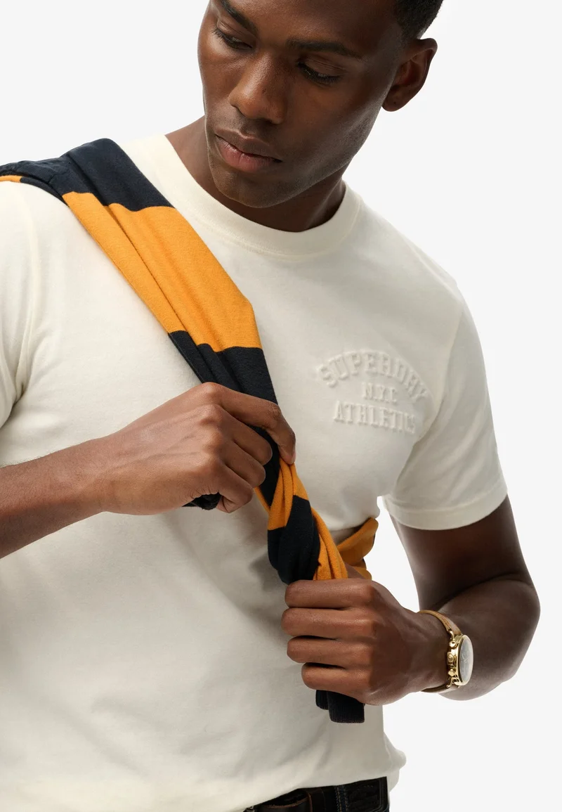 Superdry  Athletic Embossed Relaxed T-Shirt for Men | Best Price UAE