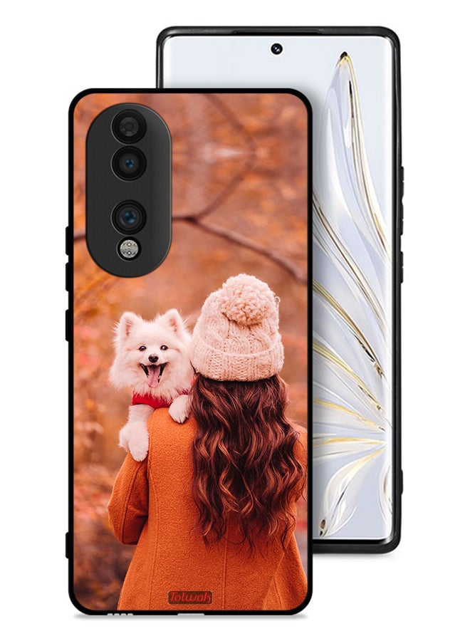Tolwak Honor 70 Protective Case Cover Holding Puppy - Image 1