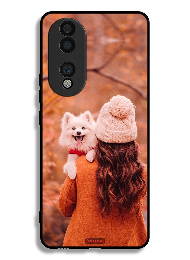 Tolwak Honor 70 Protective Case Cover Holding Puppy - Image 2