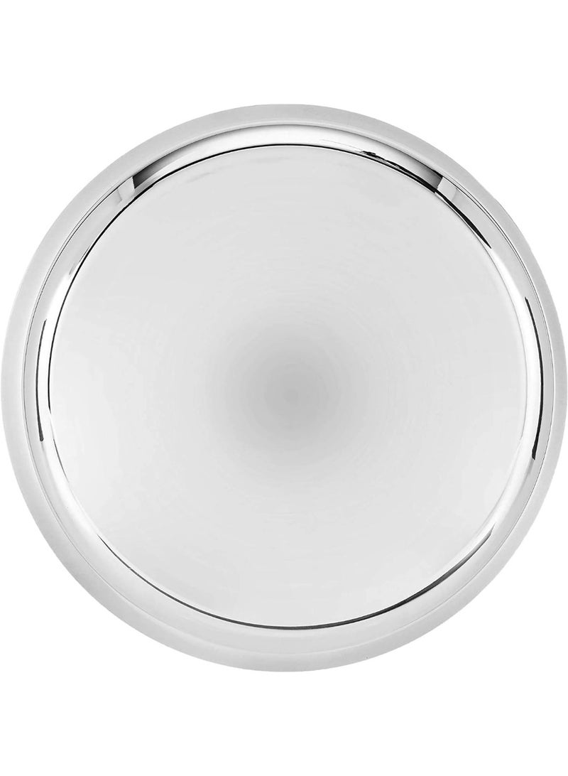 RAJ Set of 5 aluminum pots with flat, saucer-shaped lids, made in India, sizes 12/16/20/24/28 cm - Image 5