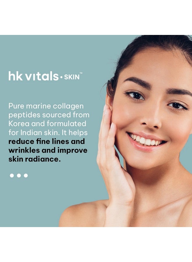 HEALTHKART مكمل كولاجين البحر الكوري من هيلث كارت (برتقال، 250 جرام) | مكمل للنساء والرجال | يعزز صحة البشرة والشعر والأظافر، مسحوق، 1 حبة، 25 حصة - Image 5