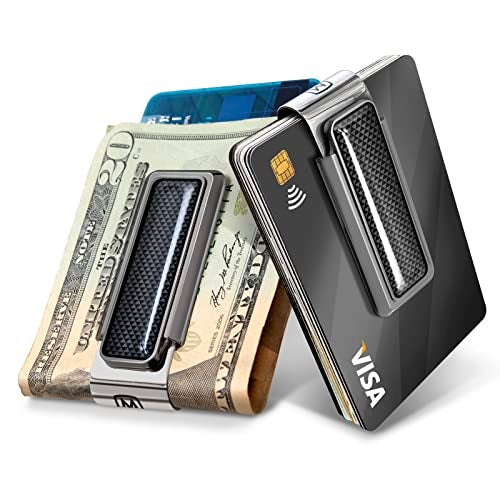 M-Clip Money Clip (Natural) - Minimalist Slim Wallet Alternative for Front Pocket Carry - Cash and Credit Card Holder for Men - Image 1