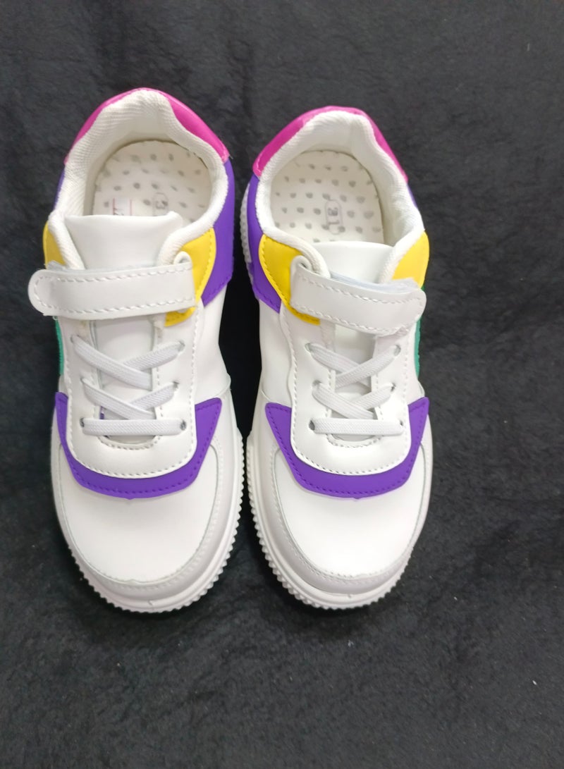 Casual Leather Sneaker For Children - Image 4