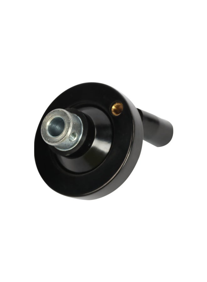 Black Bakelite Top Silk Back Wave Handwheel Rotating Handle Type 63/80/100/125/160/200-Color:Outer Diameter 100*hole 12 Top Wire  - Image 5