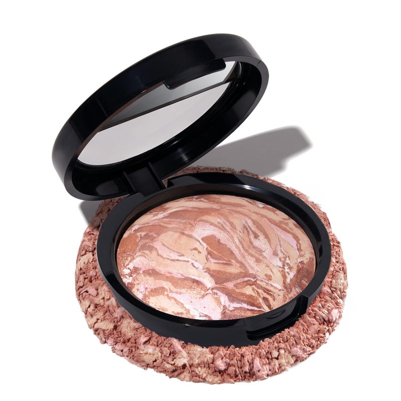 LAURA GELLER NEW YORK Baked Bronze-N-Brighten Bronzer Powder - Medium - Natural Bronze Glow - Image 1