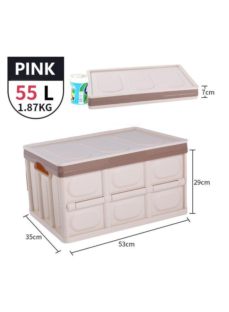 Foldable Car Trunk Storage Box, In-Car Storage Container, Multi-functional Foldable Car Trunk Organizer, Car Storage Bin, Collapsible Portable Storage Box  - Image 1