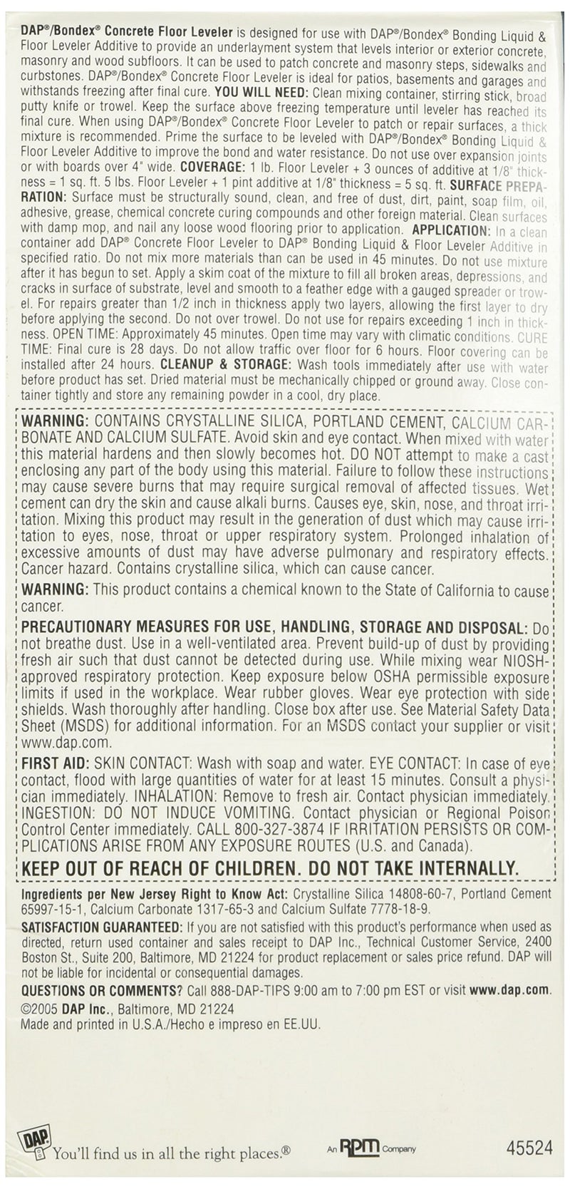 داب DAP 20369 10414 خرسانة بدون مقاس رمادي - Image 2