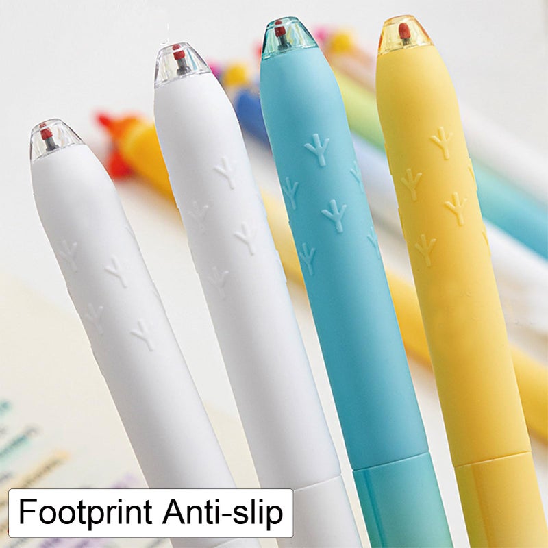 MOZXIRZ 4 Pcs Cute Gel Pens Cartoon Parrot Retractable Pens 0.5mm Black Ink Writing Pen Kawaii Animal Chick Pen for Girls Boys Women Men Office School Supplies (4Pcs Parrot) - Image 5