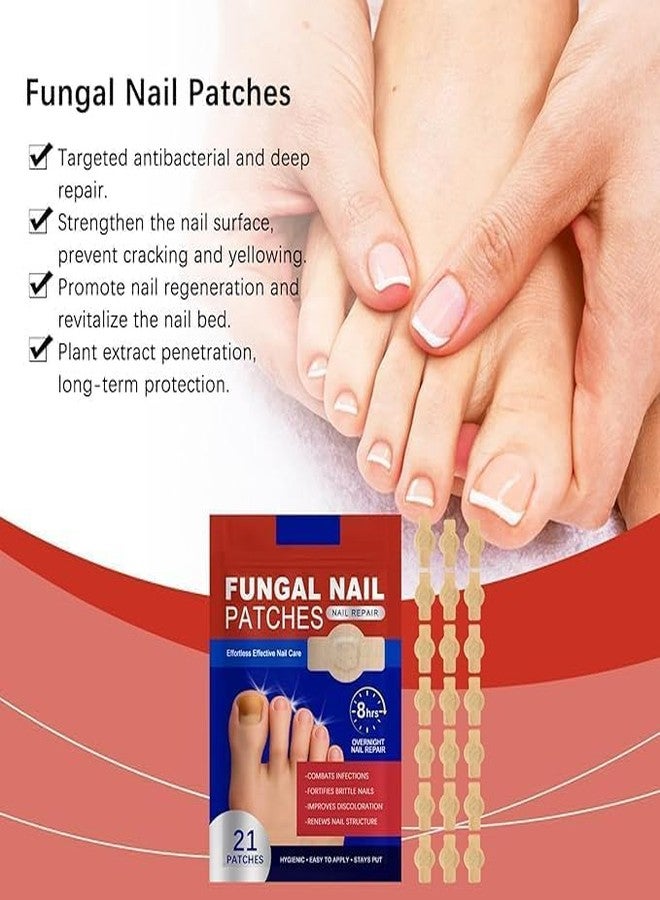 Flair Fusion New Nail Patches, 10PCS Nail Treatment Patches, Multi-Purpose Toenail Repair Treatment Pads, Toenail Patches, Antifungal Nail Treatment - Image 4
