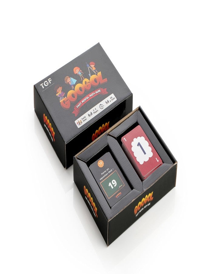 The Game Factory Googol - Fun Educational Math Card Game for Kids & Adults - Age 6 Years & Above - Travel Friendly Packaging - Educational Stem - Fast Mental Math Game - Image 2