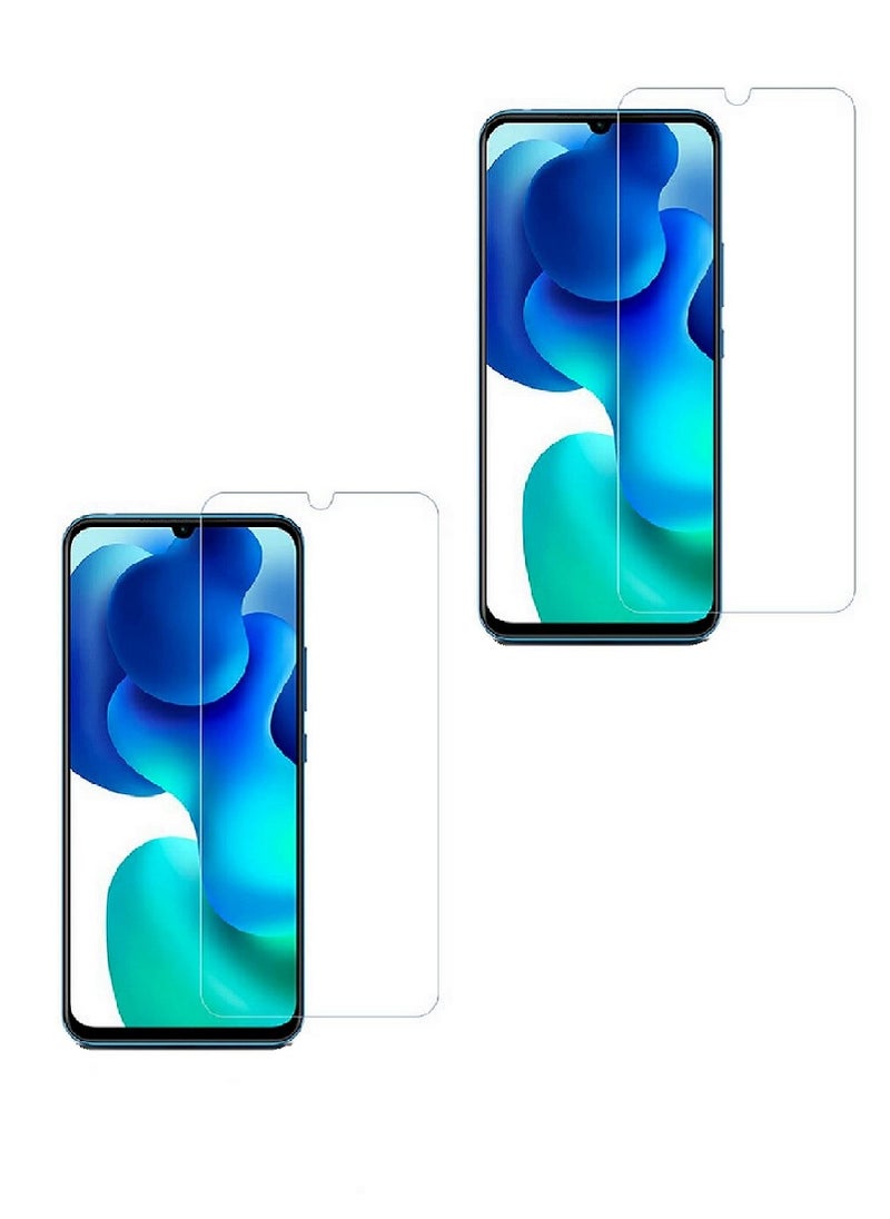 Super 2 Pieces Tempered Glass Screen Protector Clear Designed For Xiaomi Mi 10 Lite Full Screen Coverage And Bubble Free - Image 1
