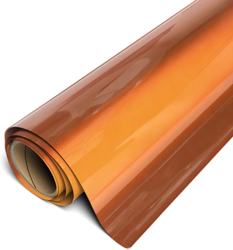 Siser EasyWeed Heat Transfer Vinyl 118 x 5ft Roll Electric Copper  Compatible RomeoJuliet  Other Professional or Craft Cutters  Layerable  CPSIA Certified - Image 1