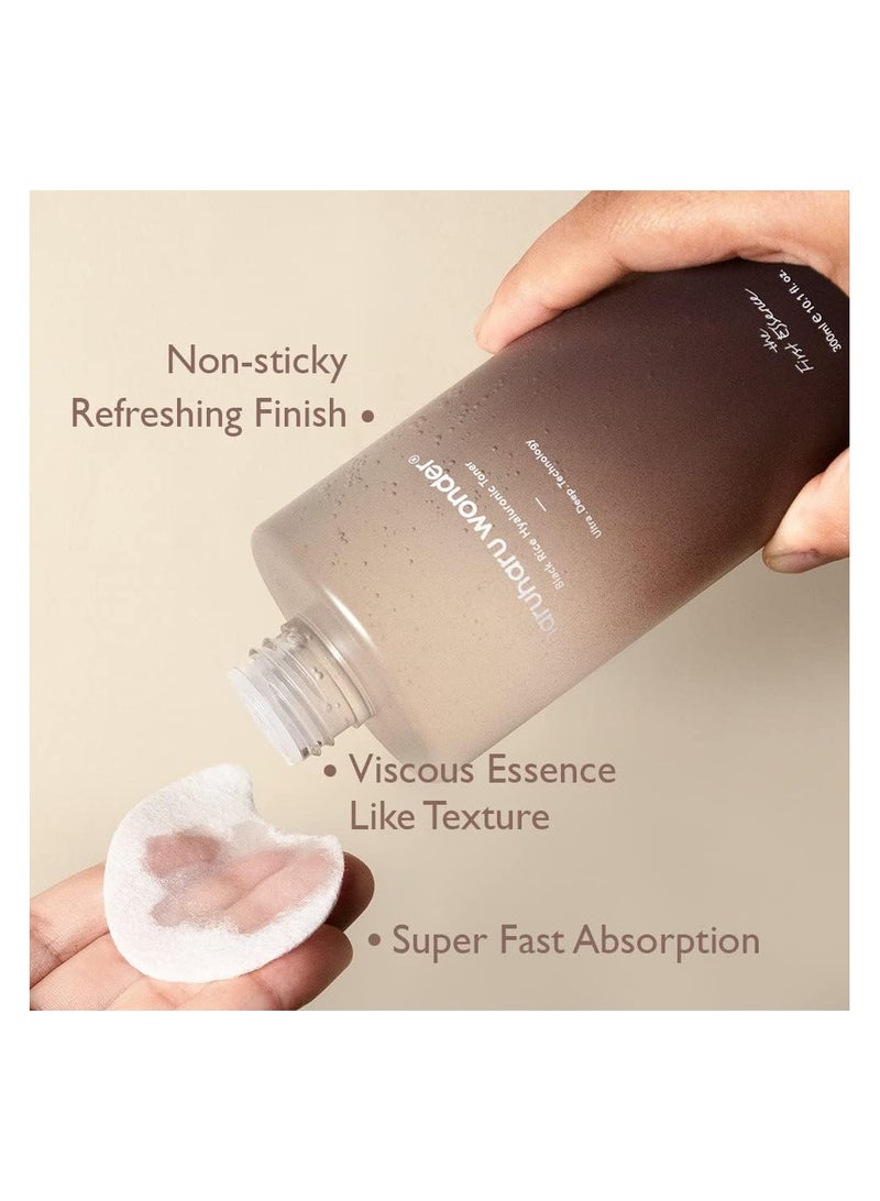 HARUHARU Haruharu Wonder Black Rice Hyaluronic Toner 300ml - Image 2