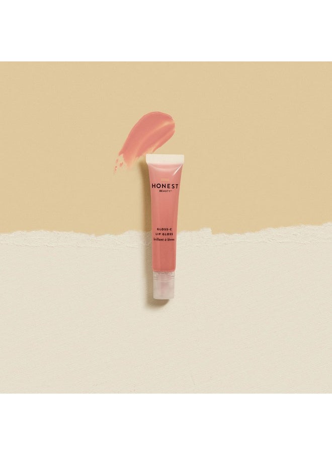 Honest Beauty - Glossc Lip Gloss, Rose Opal With Coconut Oil + Jojoba Seed Oil; Ewg Certified + Dermatologist Tested & Vegan + Cruelty Free ; 0.33 Fl. Oz - Image 1