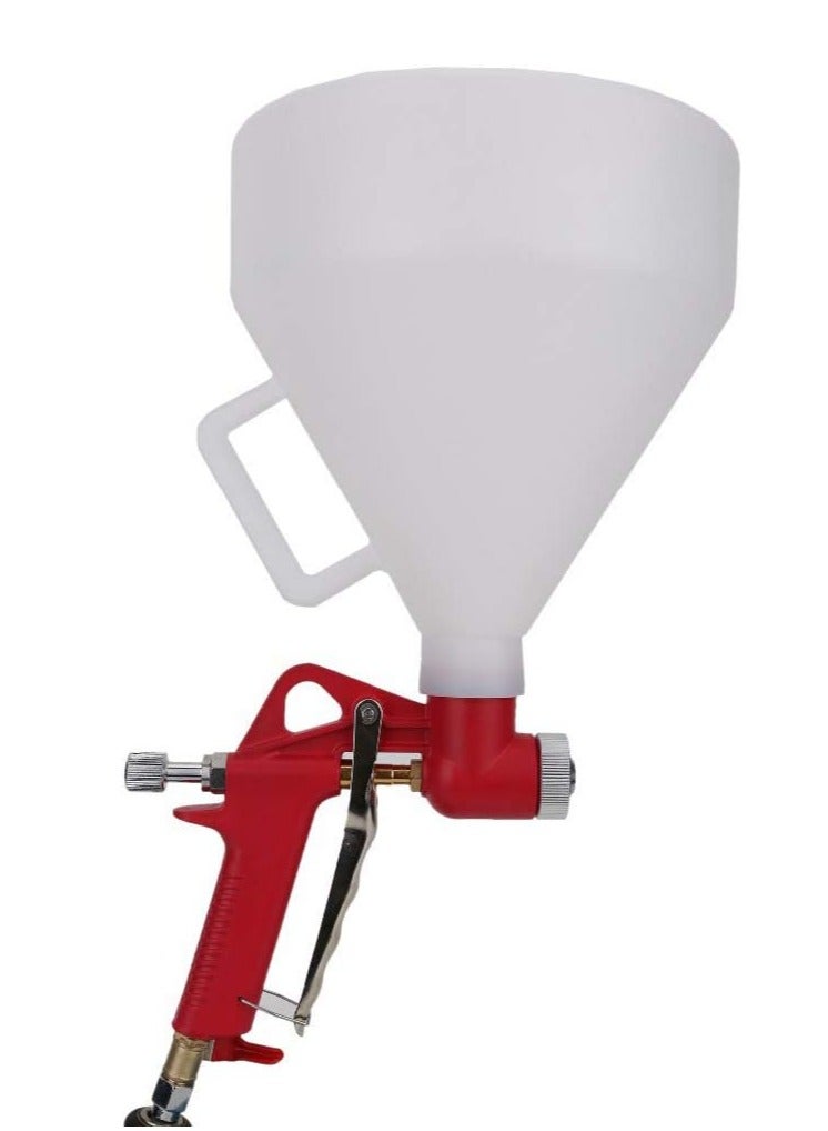 Midwest مسدس رش الهواء أداة طلاء القوام مسدس رش الهواء لطلاء الجدران 1.32 جالون مع مقبض و 3 فوهات - Image 1