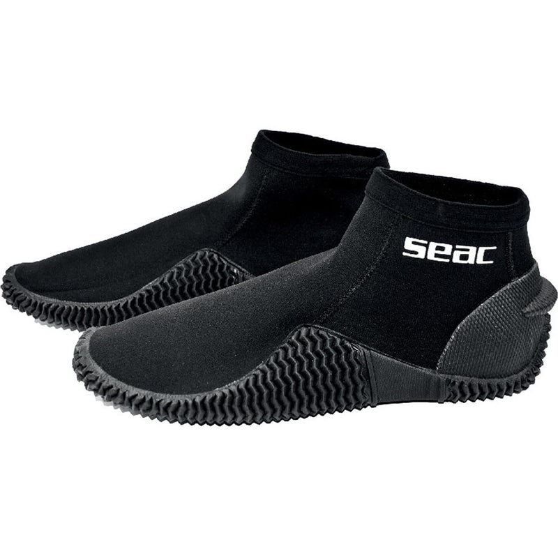 SEAC Tropic, 2 mm Neoprene Diving Boots with Rigid Sole and Heel Protection, Medium - Image 2