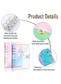 phomemo 2 PCS A5 Rainbow Soft PVC Notebook Binder, Refillable Paper PVC Binder, Loose Leaf Personal Planner Binder, Clear Soft PVC Notebook Cover  - Image 3