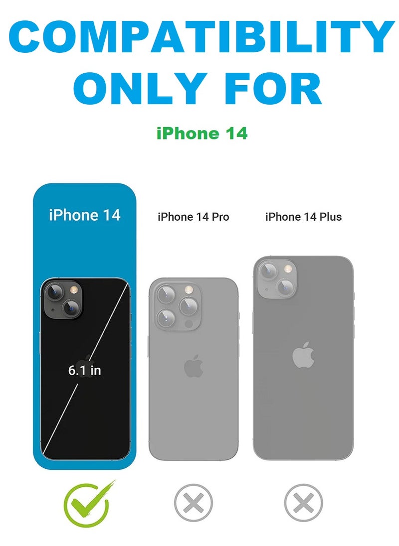 we3 2 Pieces Tempered Glass Screen Protector Anti-Spy Privacy Designed For iPhone 14 Full Glue Edge to Edge Full Screen Coverage And Bubble Free  - Image 3