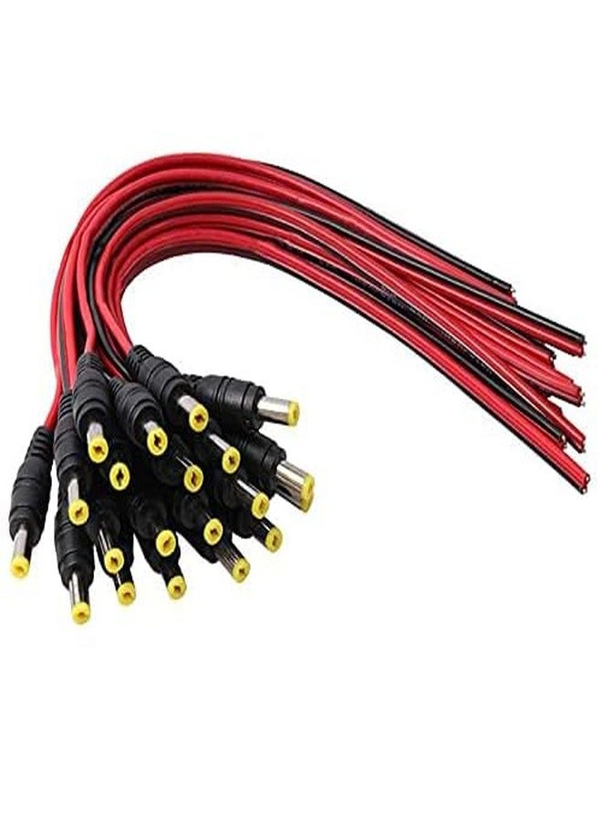 ELECTRA ZONE Premium DC Connector Cable Wire Set Of 20, Black and Red, Gold-Plated Tips - Image 5