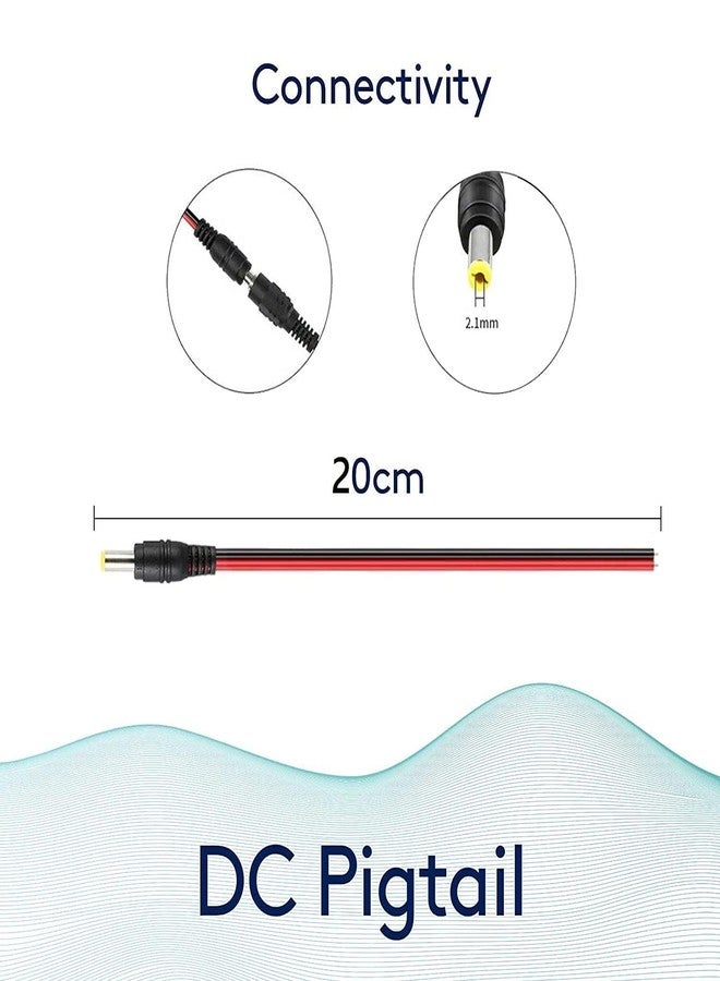ELECTRA ZONE Premium DC Connector Cable Wire Set Of 20, Black and Red, Gold-Plated Tips - Image 4