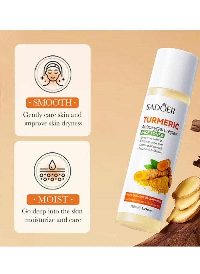SADOER Turmeric Antioxygen Repair Facial Toner 150ml 