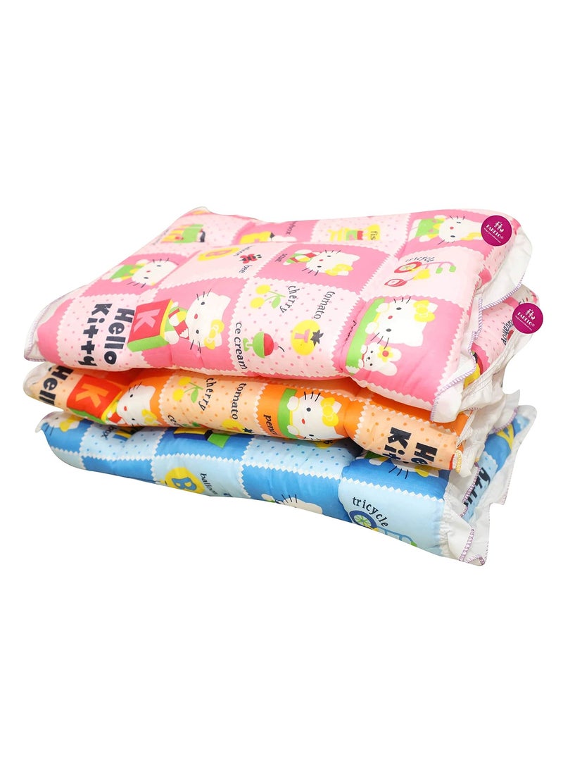 FARETO Fareto Cotton Baby Cradle Bed Sleeping Mat Multi Purpose Cushioned Bed Pack of 301 YearsL29Ins B22 Ins  - Image 1