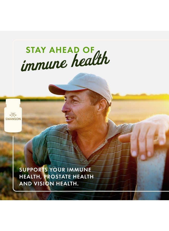 Swanson Zinc Picolinate - Mineral Supplement Promoting Prostate Health, Vision Health, & Immune Support - Body Preferred Form of Chelated Zinc - (60 Capsules, 22mg Each) - Image 2