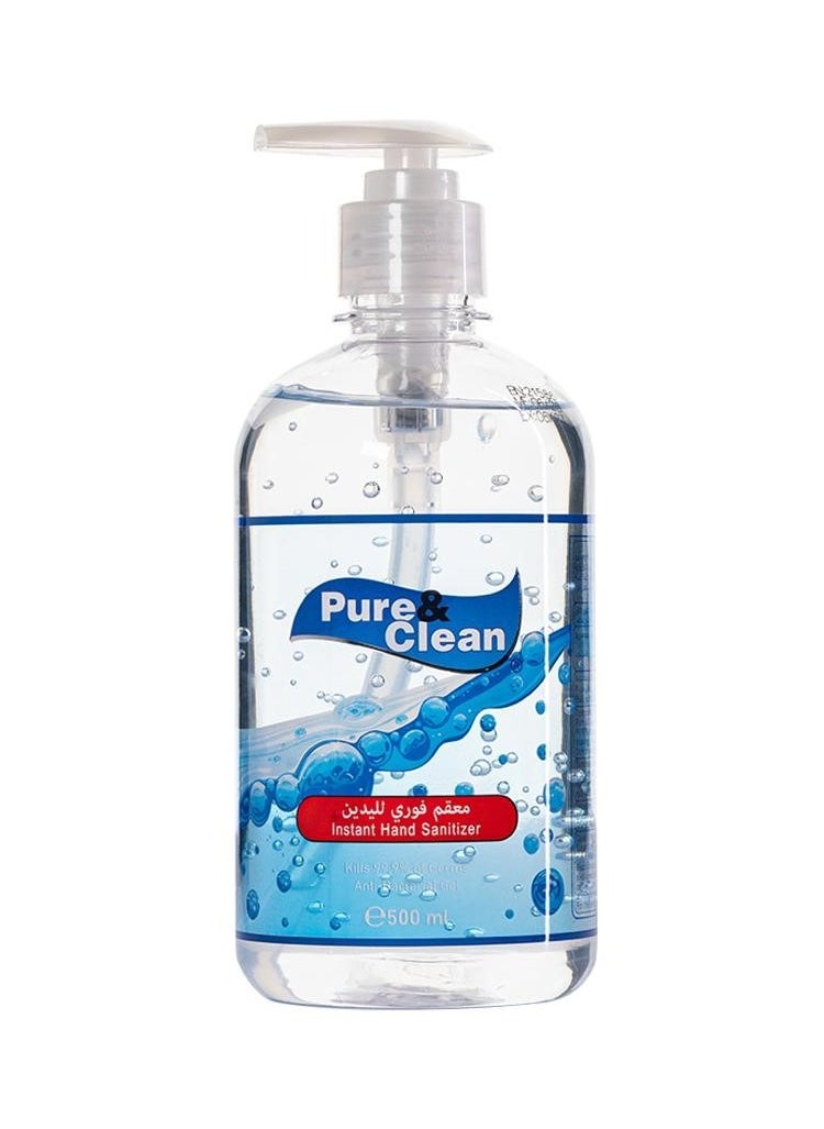 Pure & Clean Instant Hand Sanitizer 500ml  - Image 1