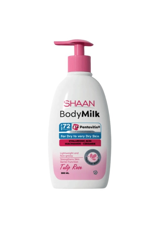 Shaan Body Milk Tulip Rose 300 ml