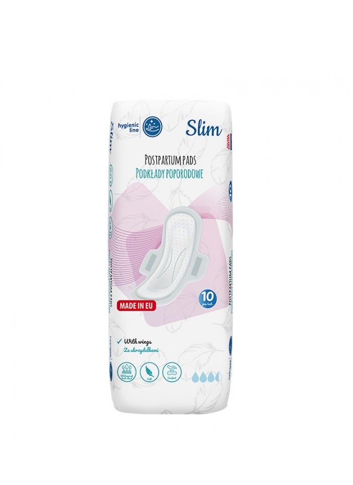 Akuku Postpartum Pads Slim 10 Pcs 