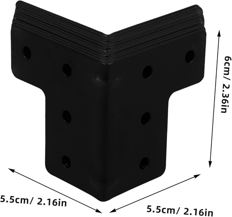 90 Degree Right Angle Corner Protectors 6x5 5x5 5cm Electroplated Metal Edge Guard For Storage Box - Image 3