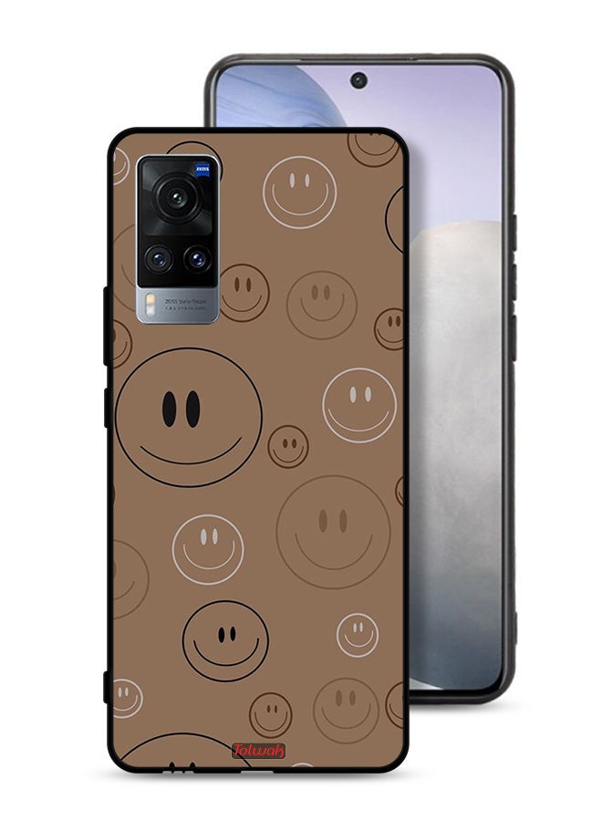 Tolwak Vivo X60t Protective Case Cover Smiley Faces Pattern - Image 1