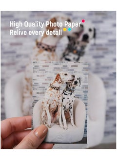 Liene Zink Photo Paper 2x3″ 50 Sheets, Premium Photo Printer Paper, Adhesive Back, Waterproof, Smudge Proof, Tear Proof, Instant Photo Paper Compatible, 2x3 Inch Photo Printer Scrapbook  - Image 5