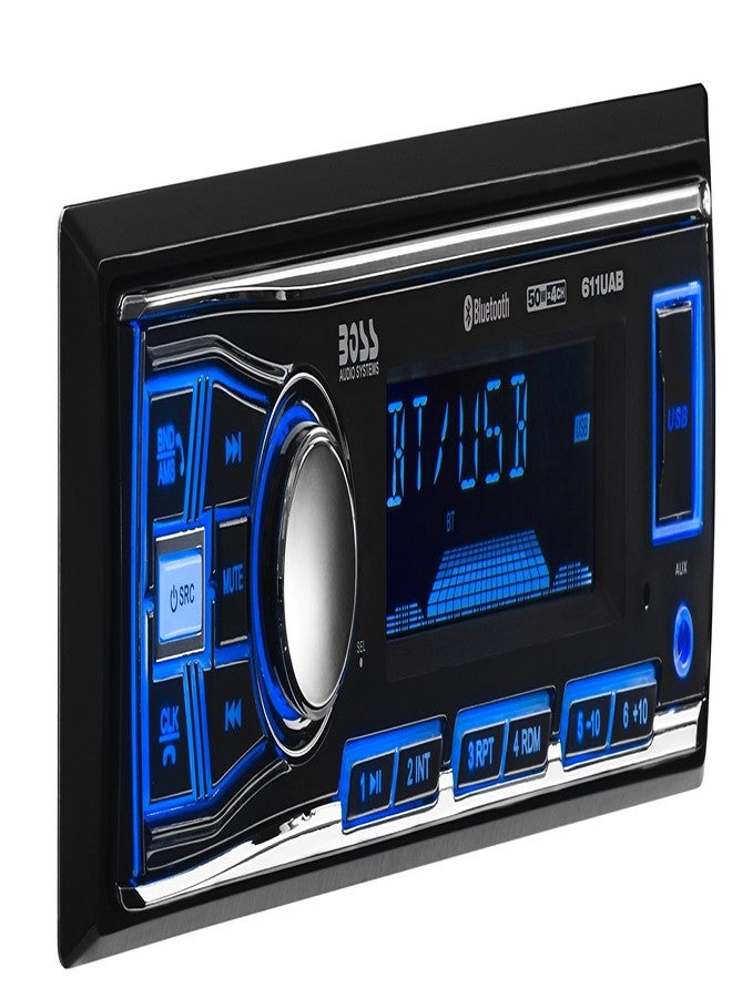 BOSS Audio Systems 638BCK Car Stereo Package - Single Din, Bluetooth, No CD DVD Player, AM/FM Radio Receiver, USB, 6.5 Inch 2 Way Full Range Speakers - Image 2