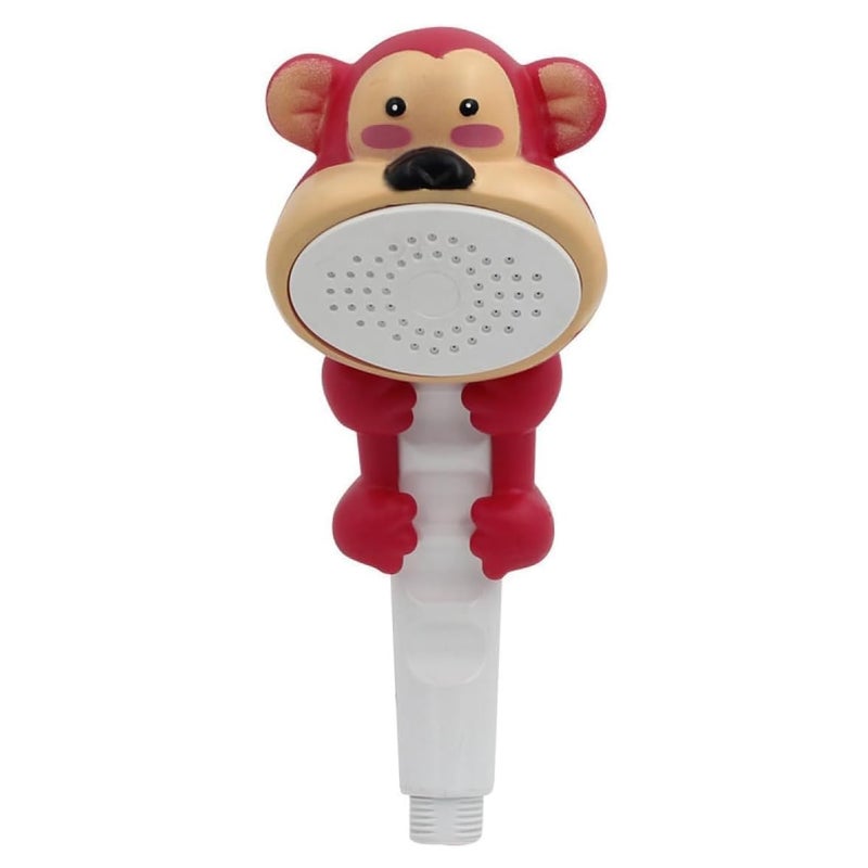 Cheet enterprise Plastic Shower Head Handheld Shower Bath Funny Water Booster Supplies Monkey - Image 1