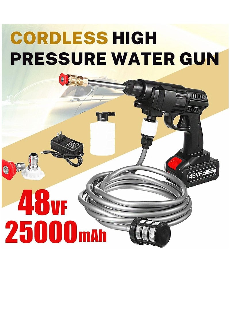 آر إيه أف غسالة سيارات لاسلكية عالية الضغط مزودة بفوهات ومسدسات مائية لتنظيف الحدائق - Image 3