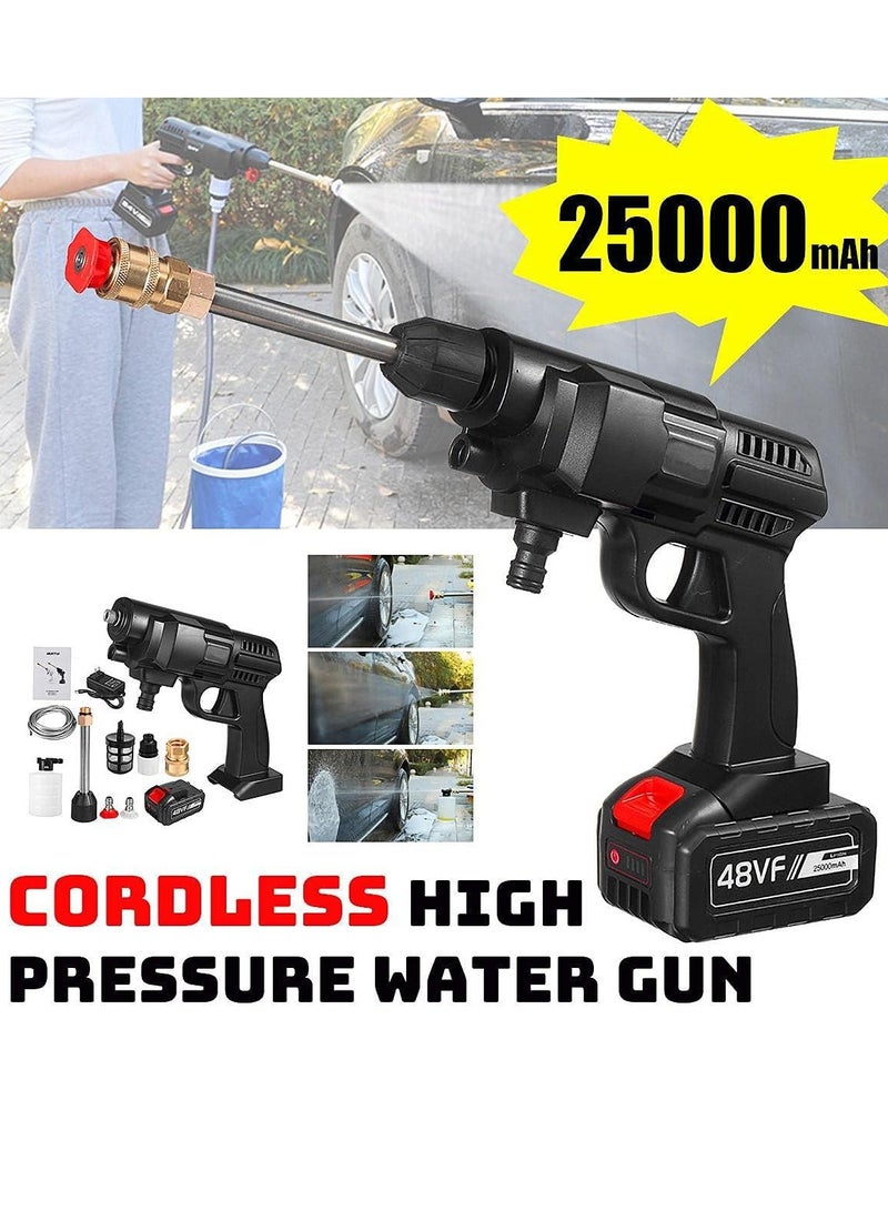 آر إيه أف غسالة سيارات لاسلكية عالية الضغط مزودة بفوهات ومسدسات مائية لتنظيف الحدائق - Image 2