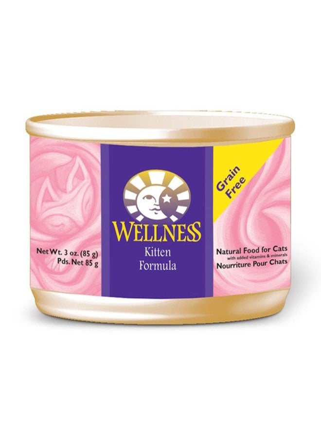 Wellpet Wellness Canned Cat Food Kitten Recipe 3oz cans - case of 24 Canned Food