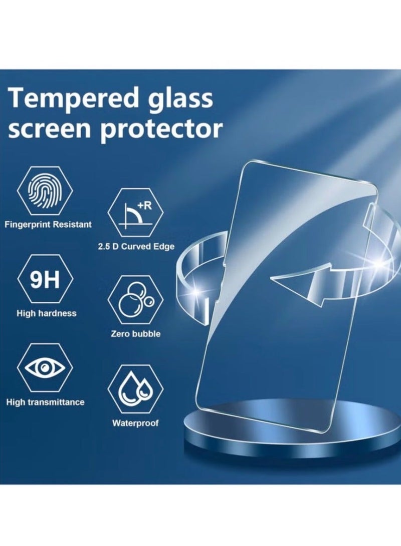 واقي شاشة من الزجاج المقوى لجهاز iPad Pro مقاس 11 بوصة (M4، 2024) [الموديلات A2836، A2837، A3006] - صلابة 9H، مضاد للخدش، خالٍ من الفقاعات، سهل التركيب، زجاج حماية كامل التغطية - Image 4