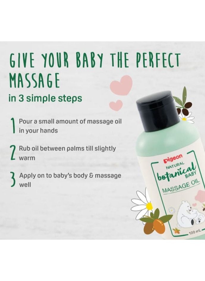 pigeon Natural Botanical Baby Massage Oil 120ml  - Image 5