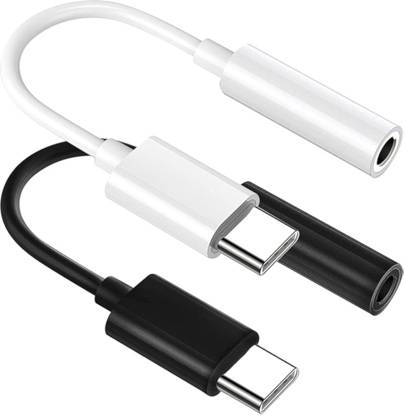 محول LAWA USB-C من النوع C إلى مقبس سماعة رأس 3.5 ملم، محول صوت AUX، متوافق مع هواتف سامسونج جالاكسي S22 ألترا، S23، S20، S21+ ألترا، نوت 20، A80، هواوي P30 برو، P40، P50 برو، وجوجل بيكسل