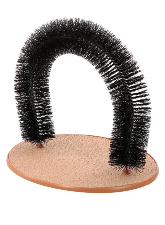 NIBEMINENT Cat Arch Groomer Black/Brown 34.5x31.0x9.5centimeter