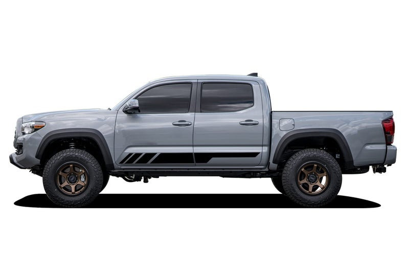 Bubbles Designs BubblesDesigns 2X Side Door Stripes Decal Sticker Compatible with Toyota Tacoma 2004 - Present (17B) - Image 2