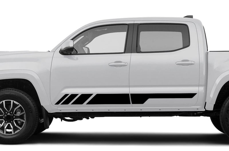 Bubbles Designs BubblesDesigns 2X Side Door Stripes Decal Sticker Compatible with Toyota Tacoma 2004 - Present (17B) - Image 5